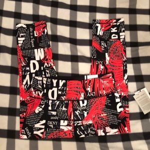 NWT DKNY high waist crop “yoga-pants “/leggings